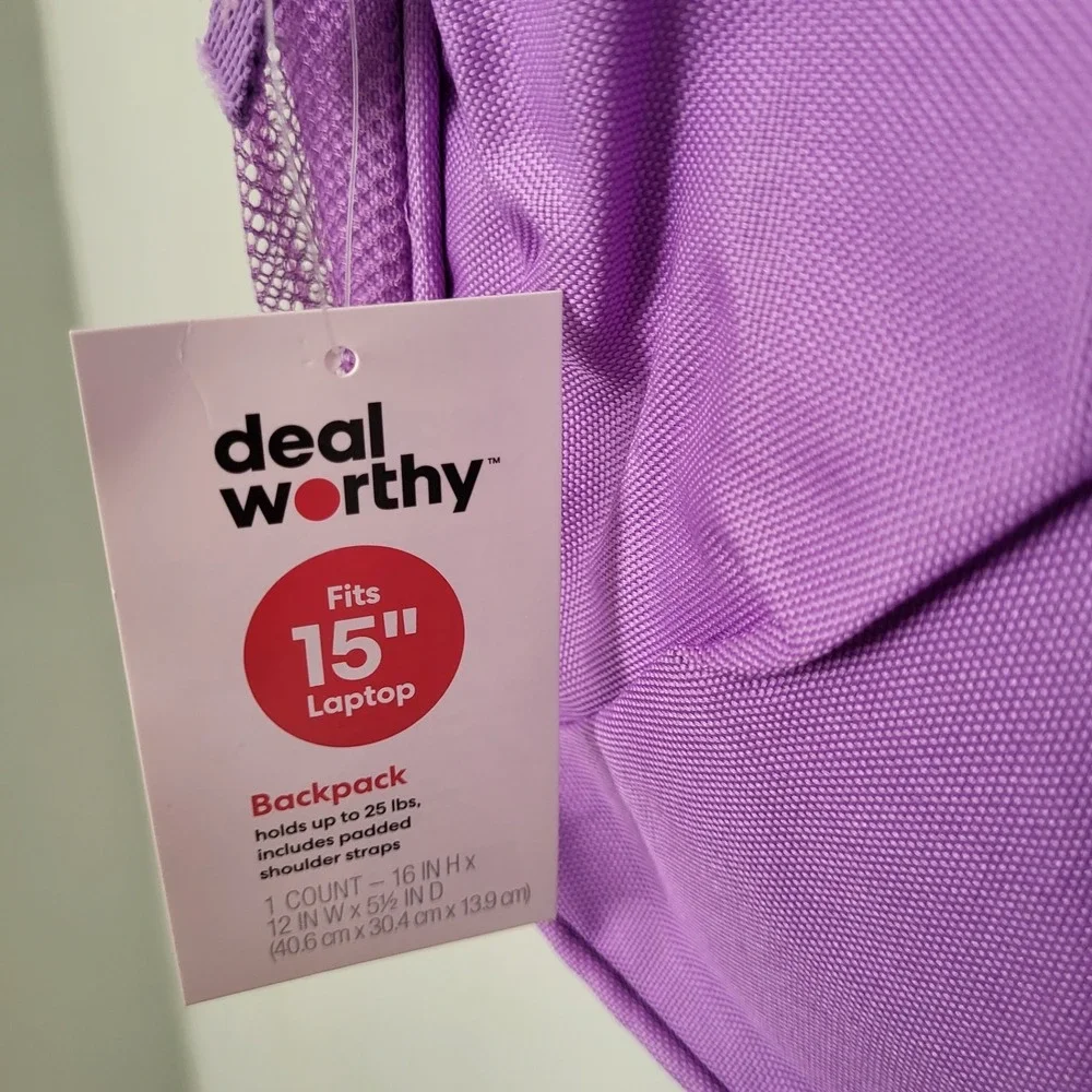 2 Deal Worthy Backpacks‎ Pink Blush Purple Hold 25 Lbs 15
